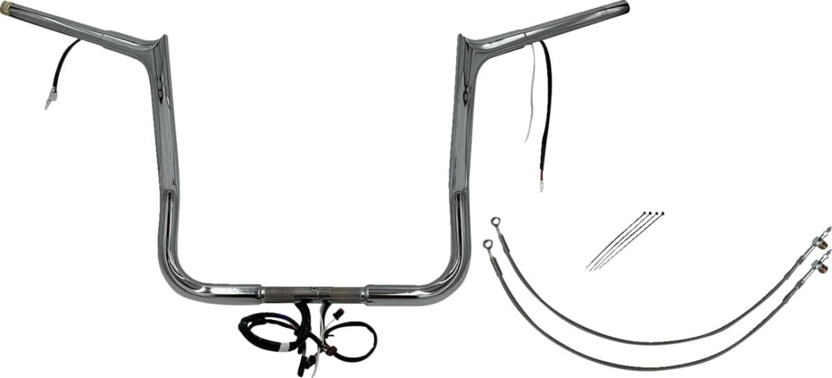 EZ Install Wired 1-1/4" Pointed Top Handlebar Kit