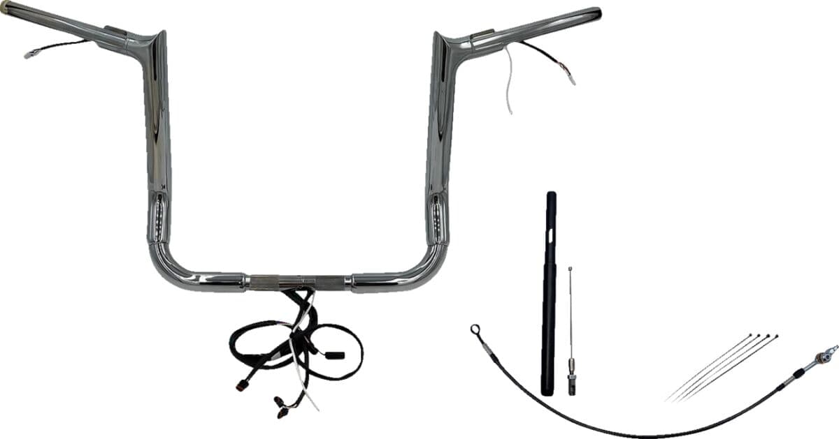 EZ Install Wired 1-1/2" Pointed Top Handlebar Kit