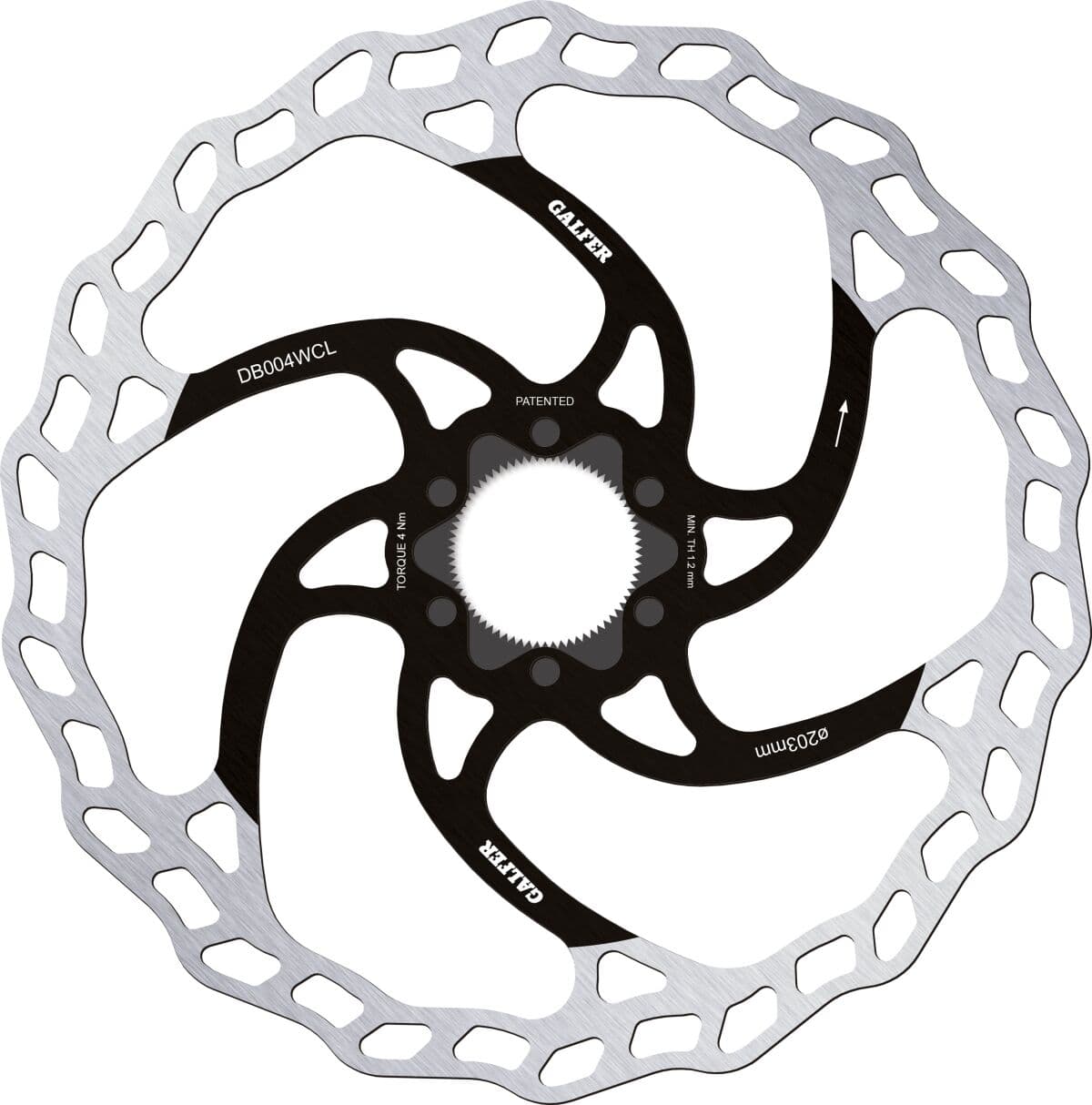 Fixed Disc Wave® Center-Lock