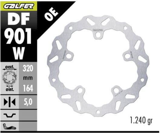 BRAKE ROTOR FIXED WAVE