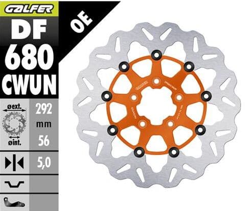 Brake Rotor Floating Wave