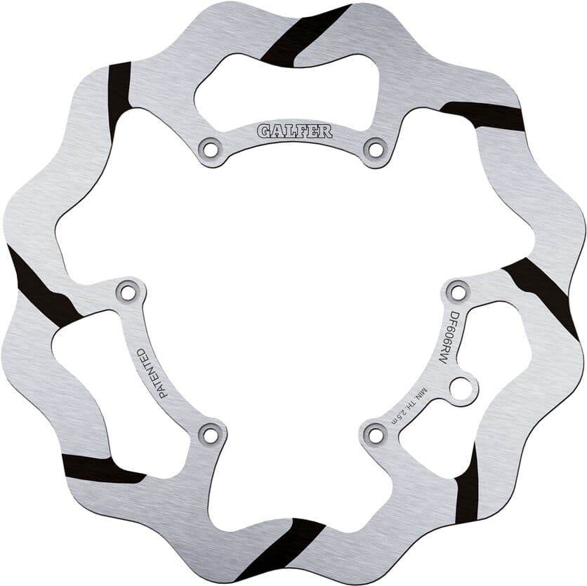 BRAKE ROTOR FIXED WAVE GROOVED OVERSIZE