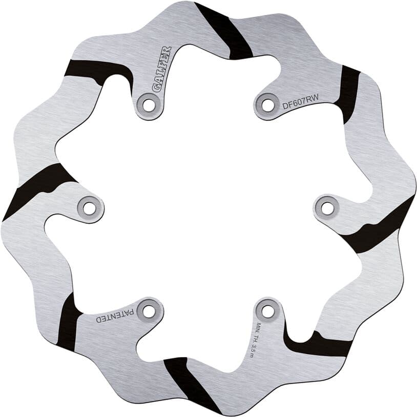 BRAKE ROTOR FIXED WAVE GROOVED OVERSIZE