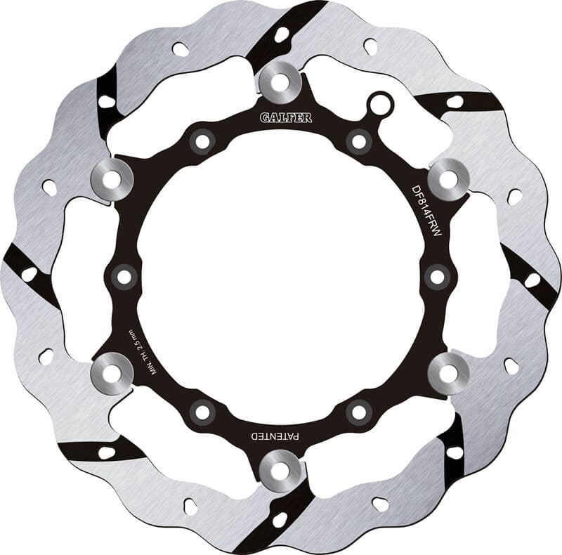 BRAKE ROTOR FLOATING WAVE GROOVED