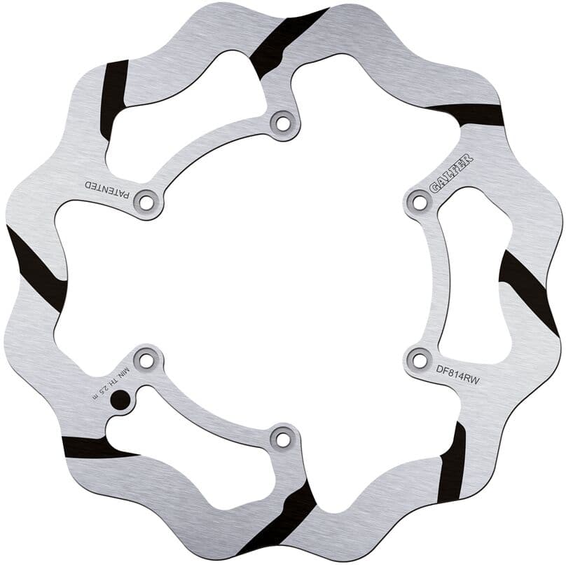 BRAKE ROTOR FIXED WAVE GROOVED OVERSIZE