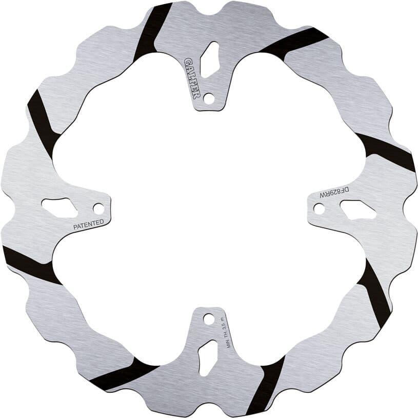 BRAKE ROTOR FIXED WAVE GROOVED OVERSIZE