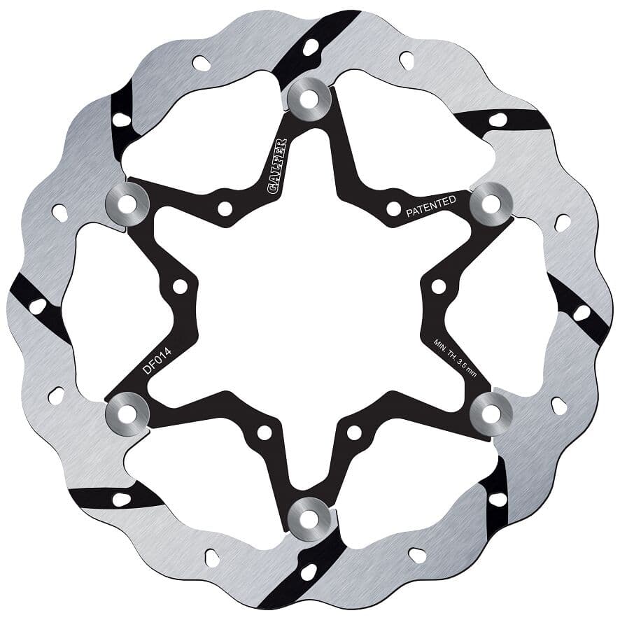 BRAKE ROTOR FLOATING WAVE GROOVED