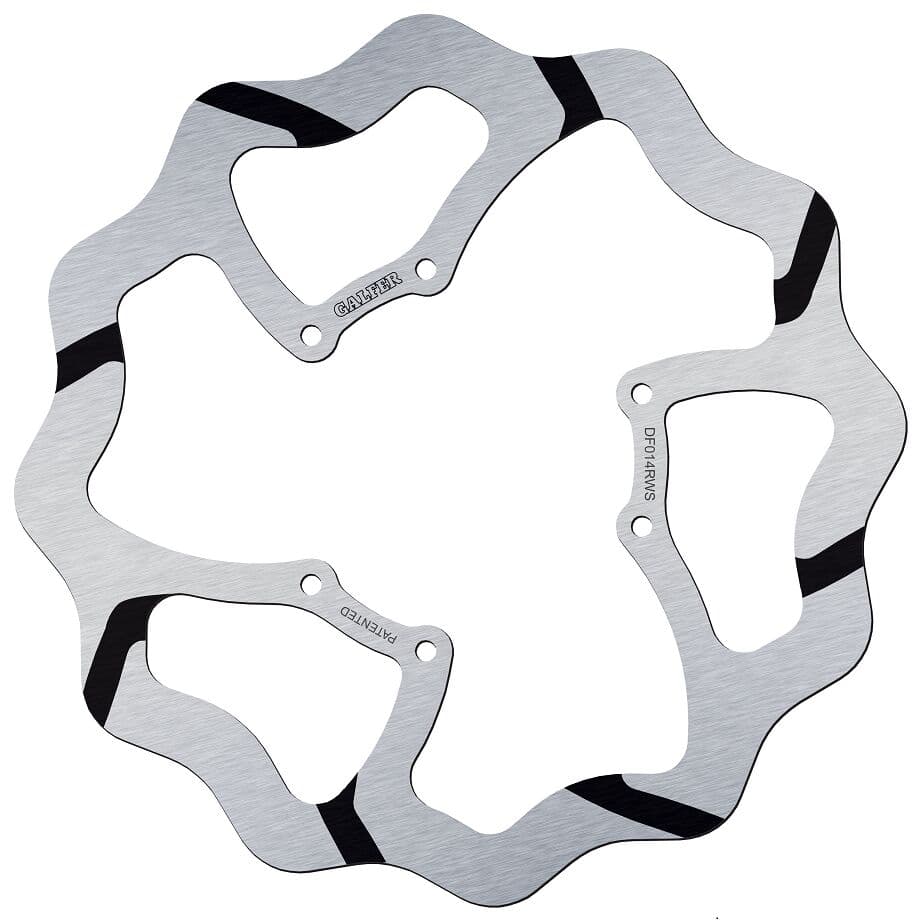 BRAKE ROTOR FIXED WAVE GROOVED OVERSIZE