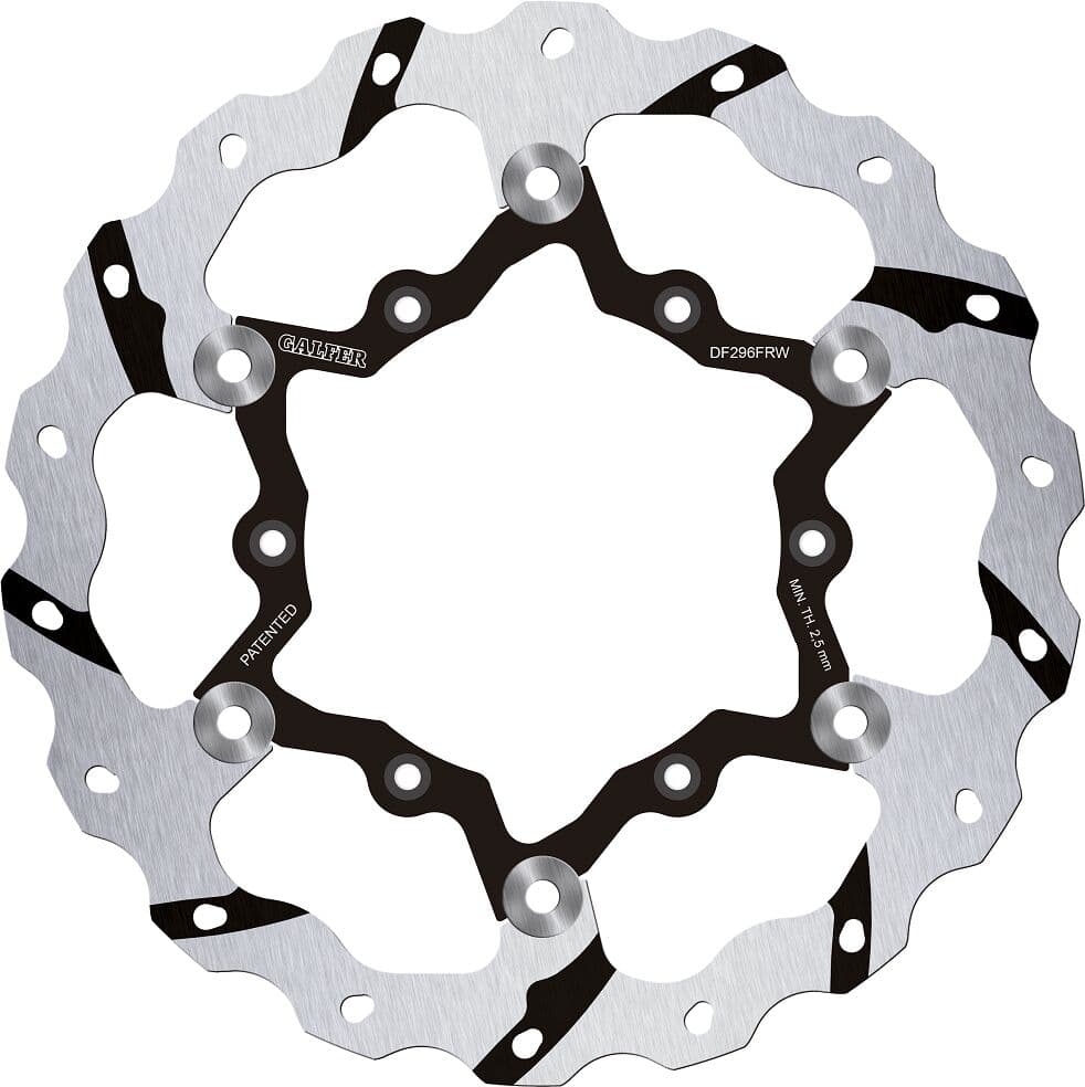 BRAKE ROTOR FLOATING WAVE GROOVED