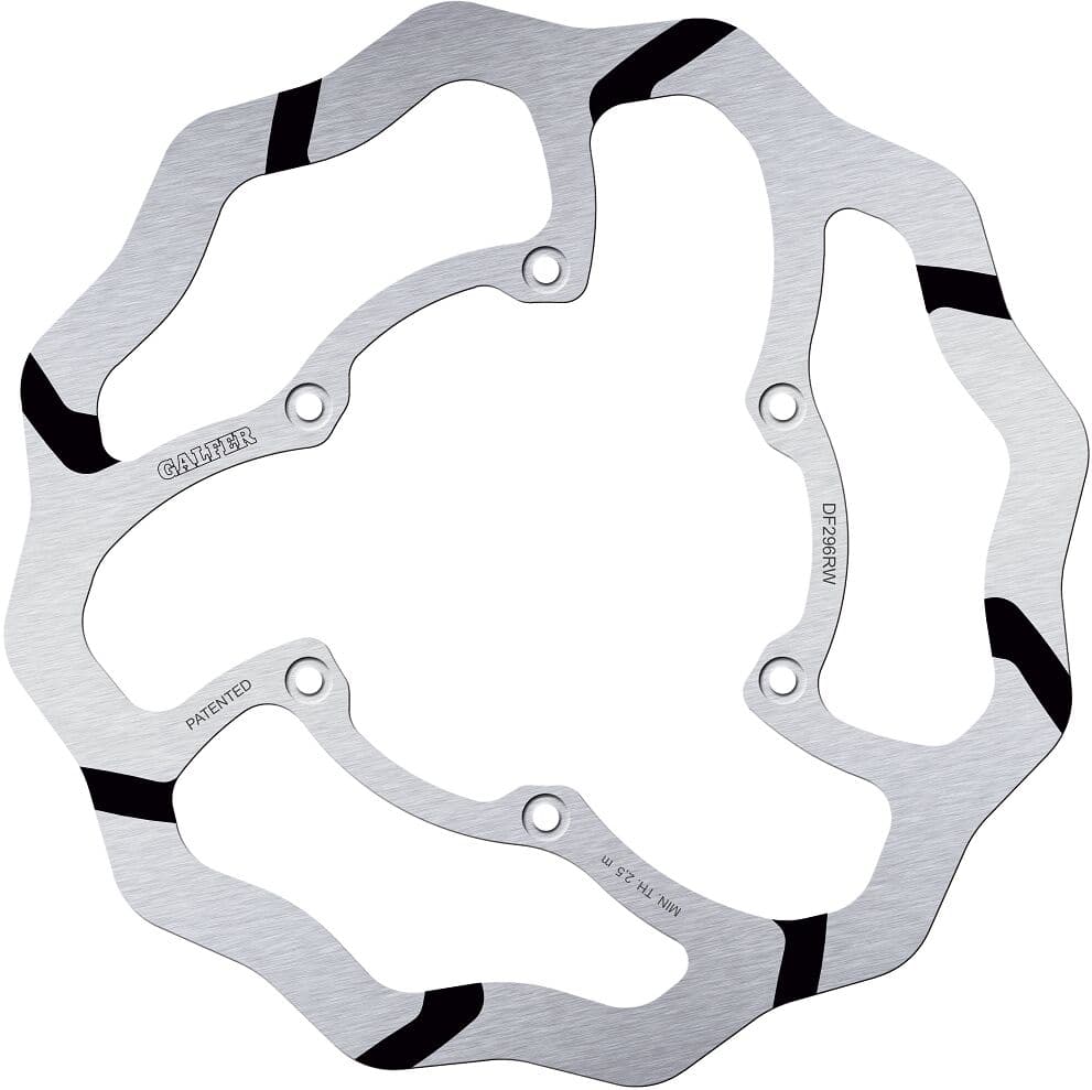 BRAKE ROTOR FIXED WAVE GROOVED OVERSIZE