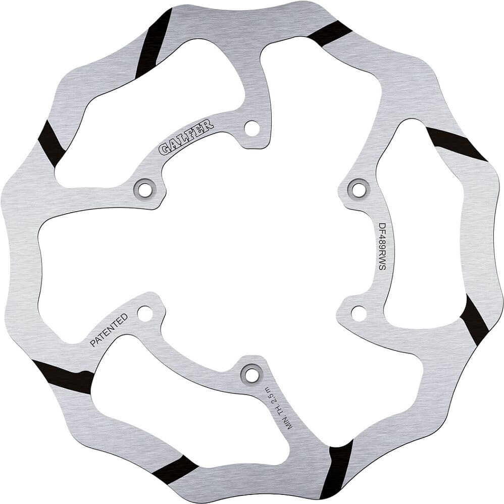 BRAKE ROTOR FIXED WAVE GROOVED OVERSIZE