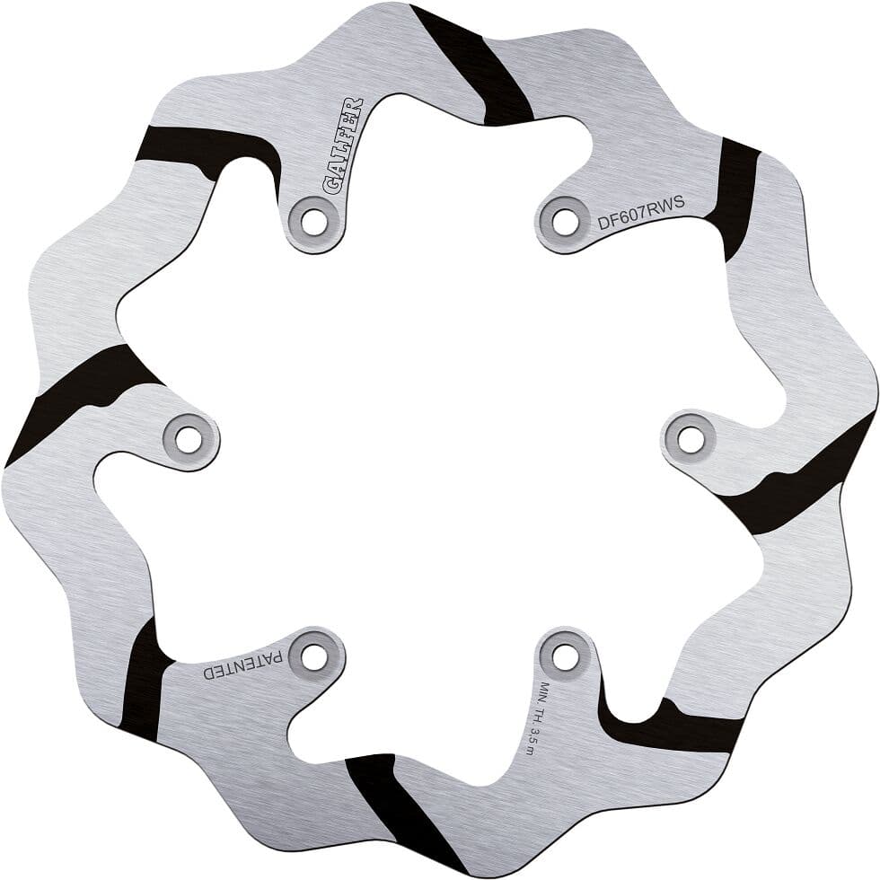 BRAKE ROTOR FIXED WAVE GROOVED OVERSIZE