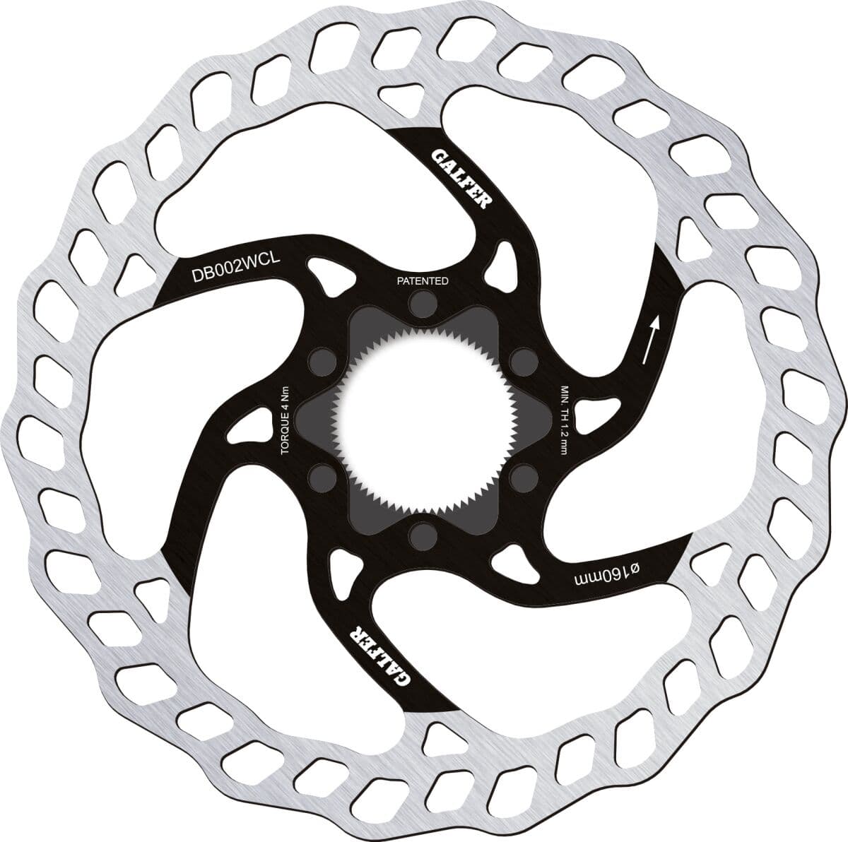 Fixed Disc Wave® Center-Lock
