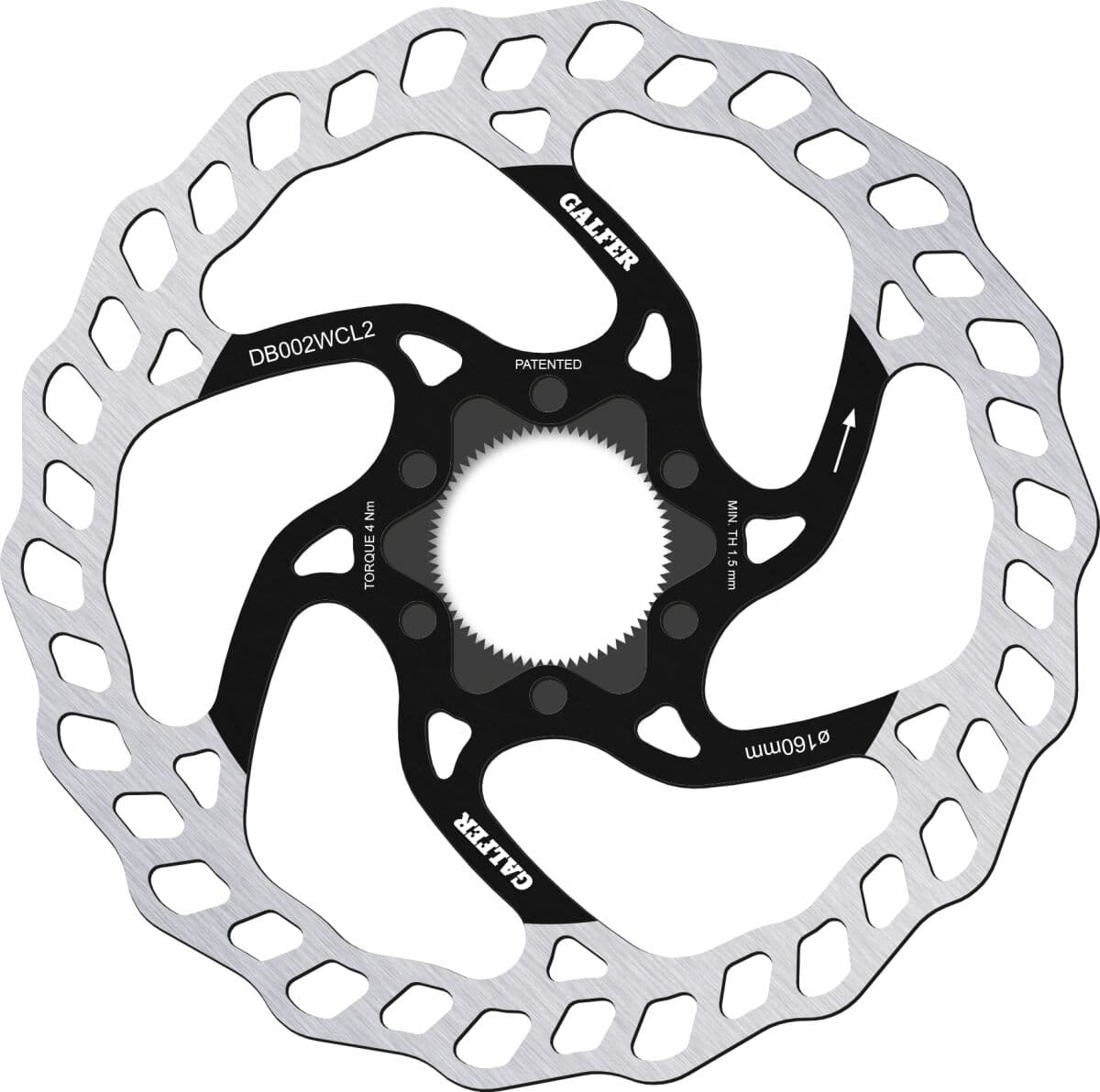 Fixed Disc Wave® Center-Lock