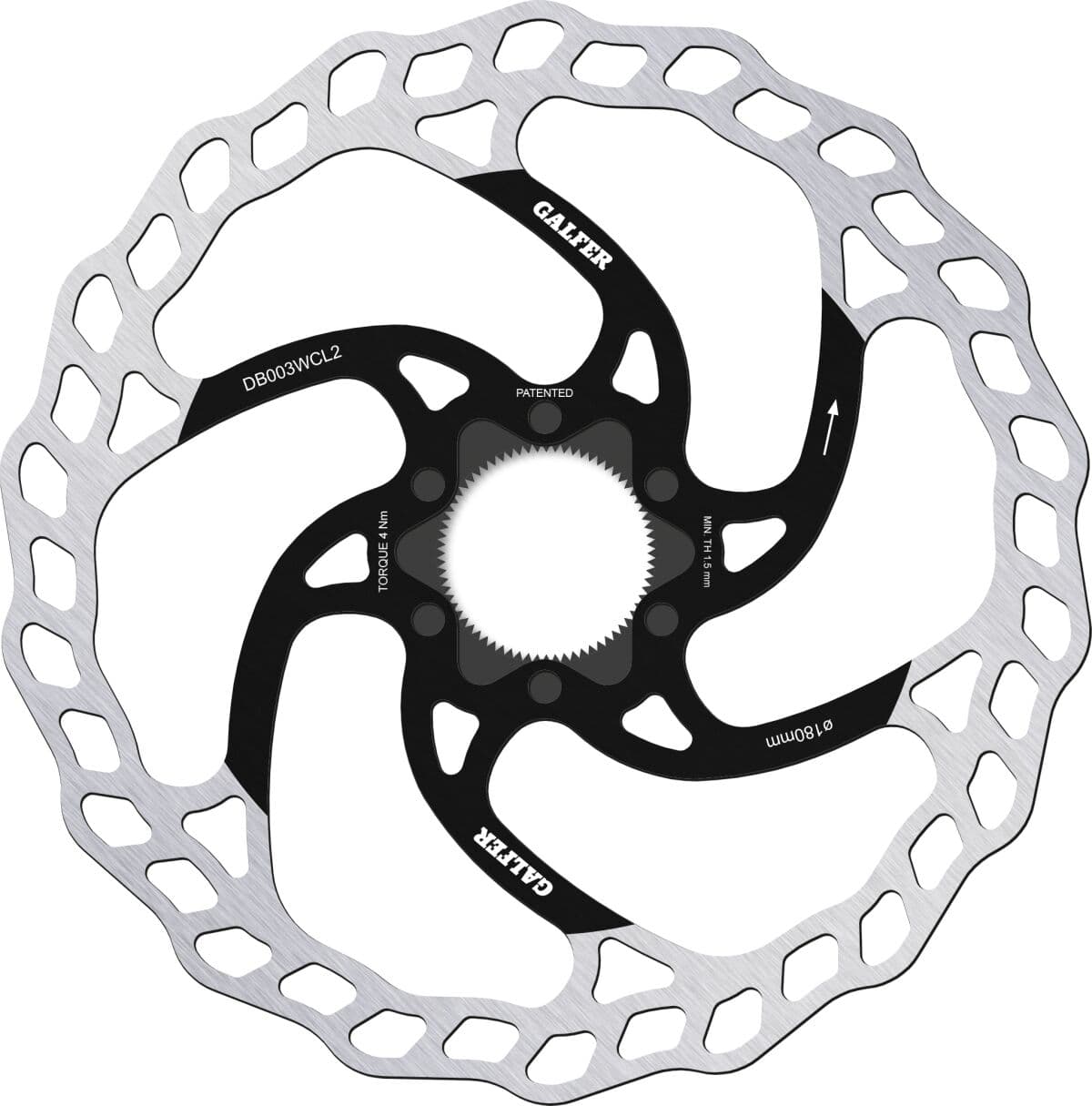 Fixed Disc Wave® Center-Lock