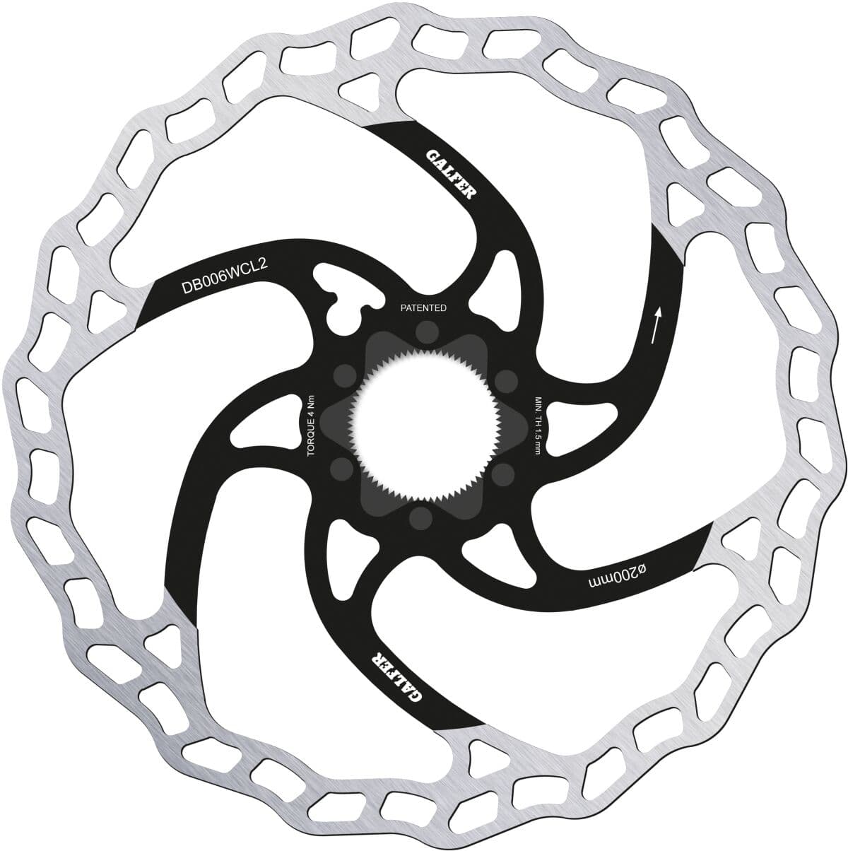 Fixed Disc Wave® Center-Lock