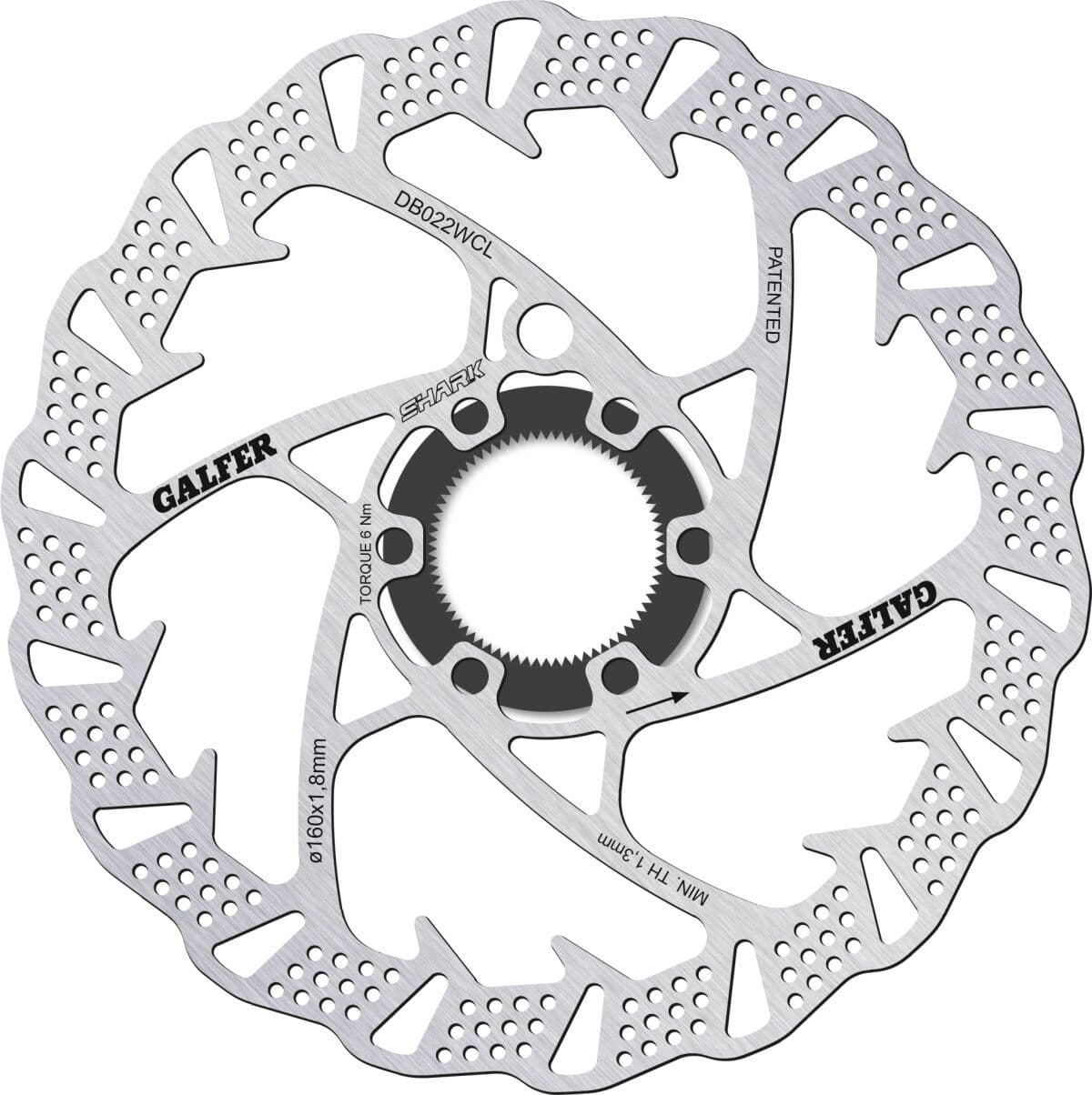 Fixed Disc Shark® Center-Lock