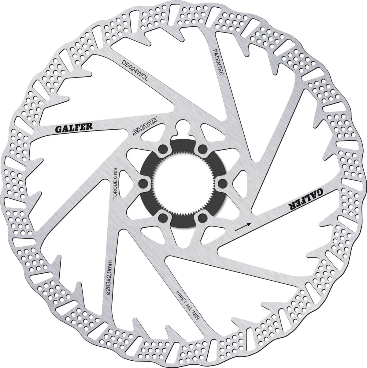 Fixed Disc Shark® Center-Lock