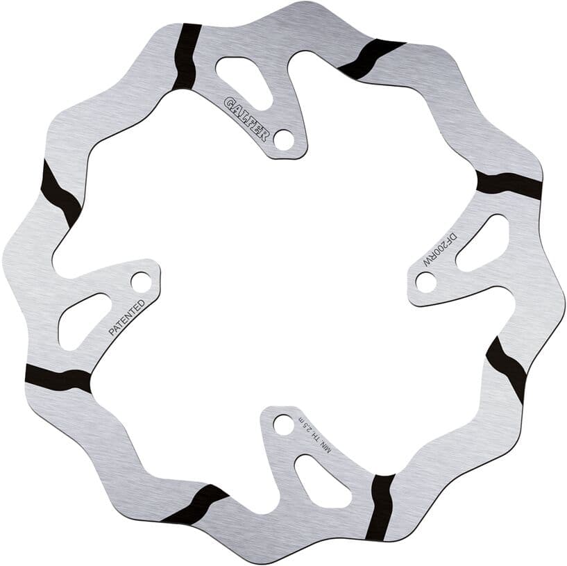 BRAKE ROTOR FIXED WAVE GROOVED OVERSIZE