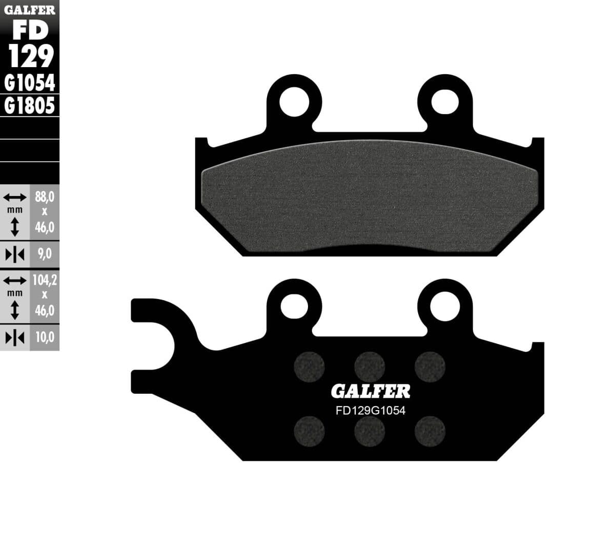 Semi-Metallic Brake Pads