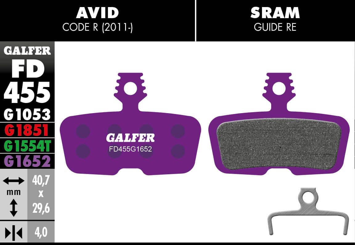 G1652 E-Bike Brake Pads