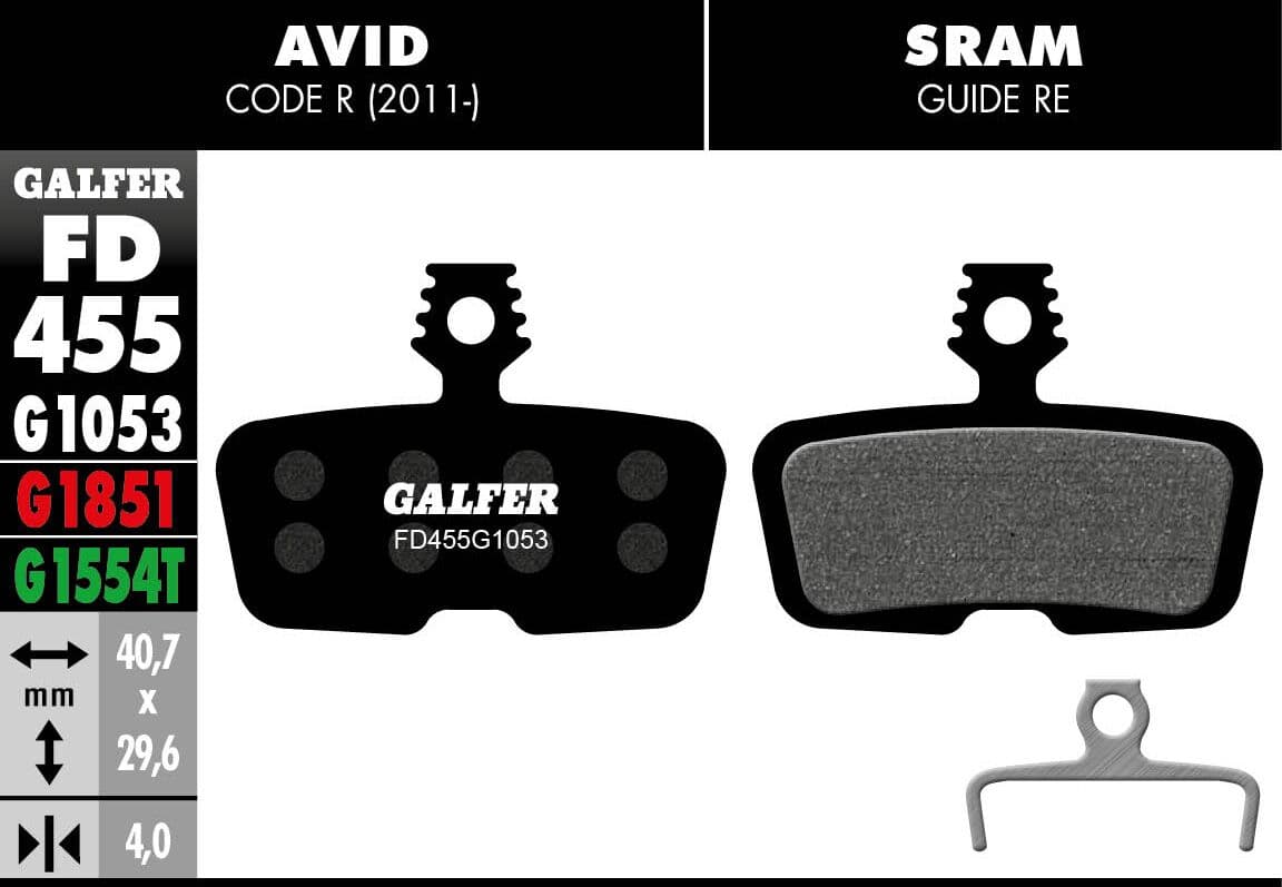 G1053 Standard Brake Pads