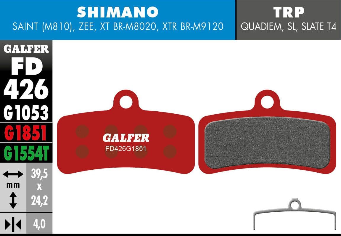 G1851 Advanced Brake Pads