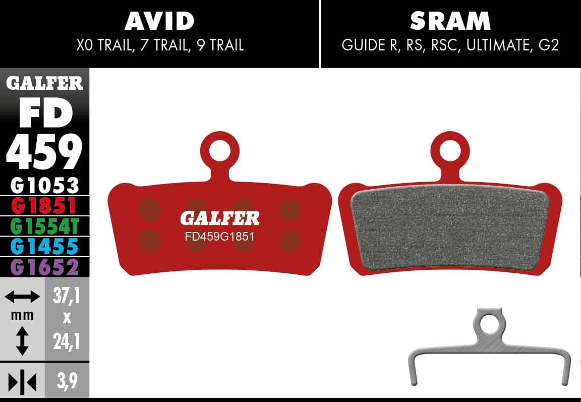 G1851 Advanced Brake Pads