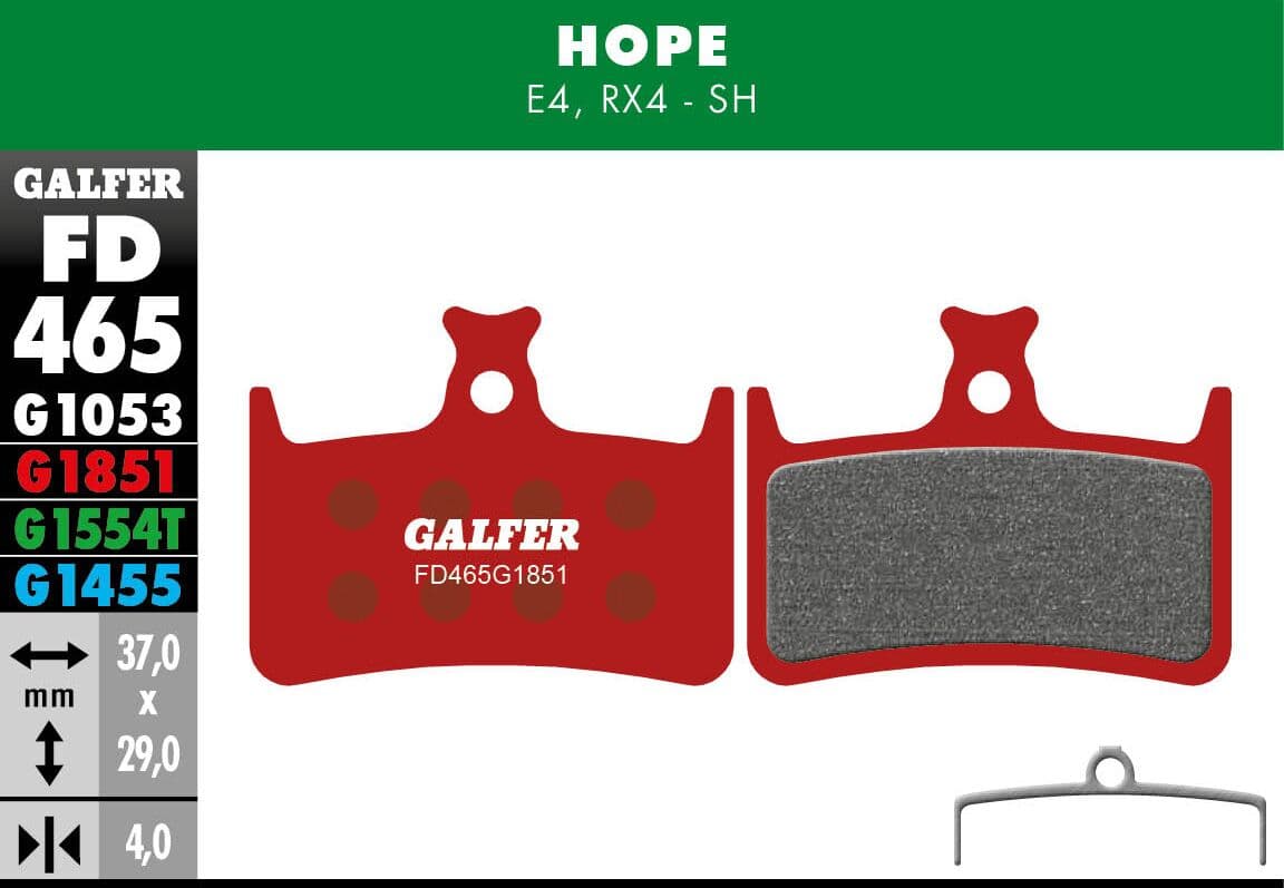 G1851 Advanced Brake Pads