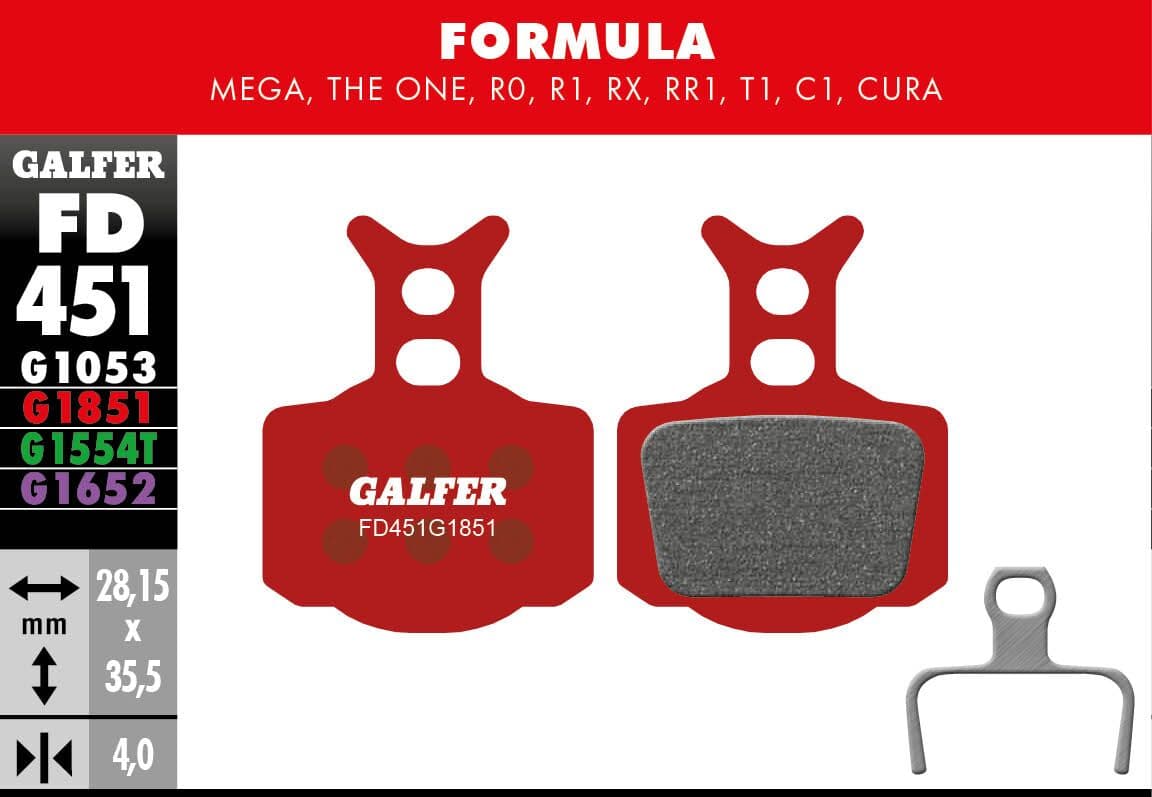 G1851 Advanced Brake Pads