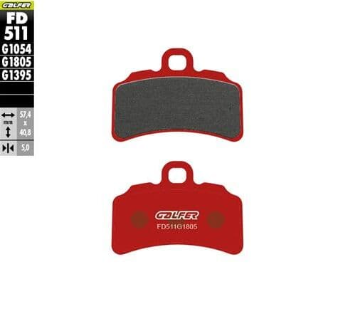 Semi-Metallic Brake Pads