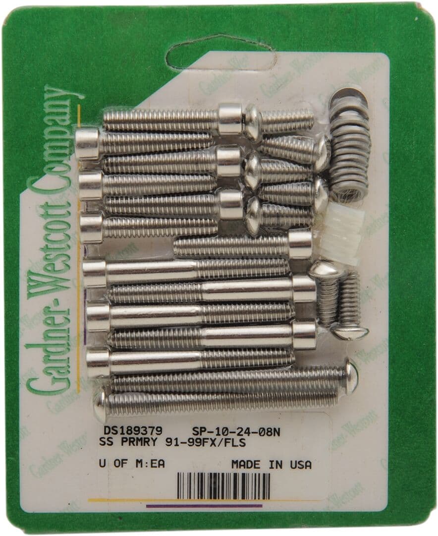 Primary Clutch/Chain Cover Bolt Kit