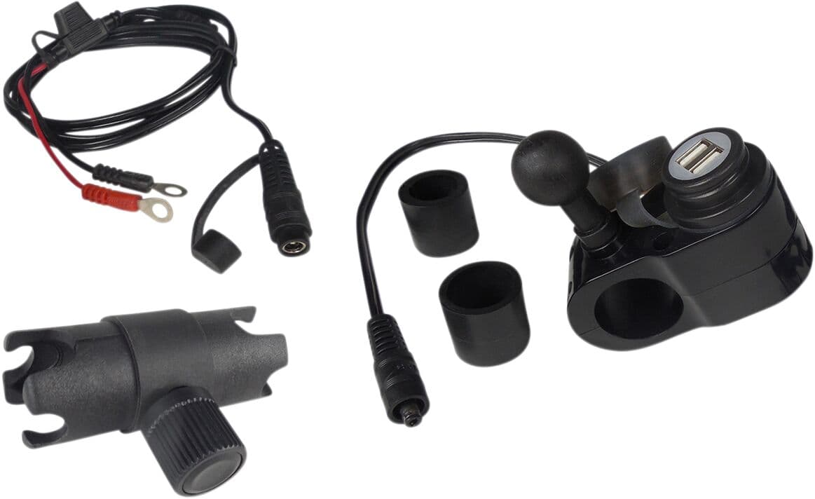 Dual USB Port Charger with 1" Ball Mount