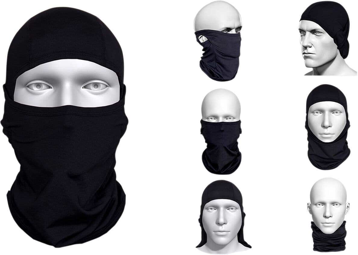 Multi-functional Balaclava Black