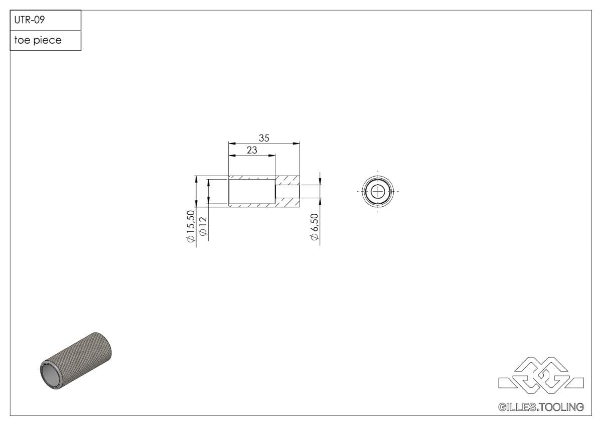 Toe Piece for Footpegs