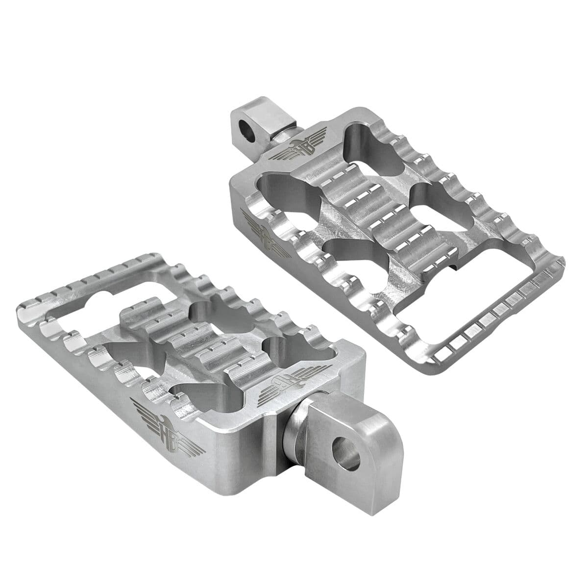 Foot Pegs for Harley Silver