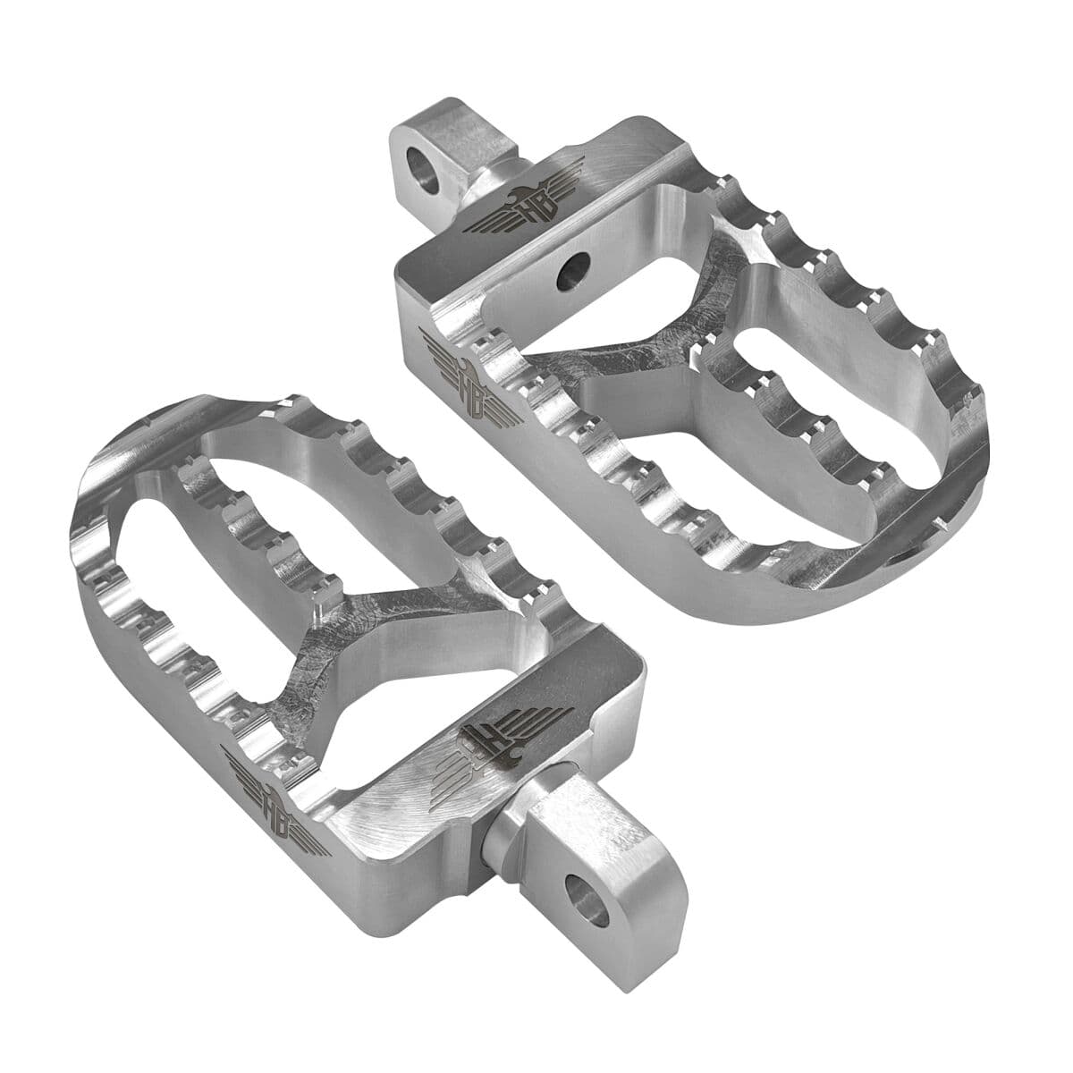 Foot Pegs for Harley Silver