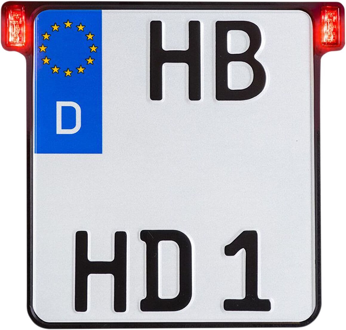 All-in-One 2.0 License Plate Holder w/ LED Plate Lights, Brake and Rear Lights