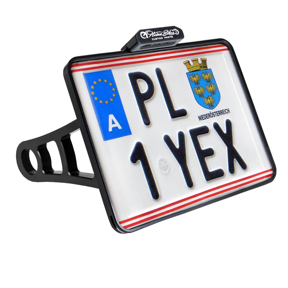 License Plate Side Mounts - with 1" Axle