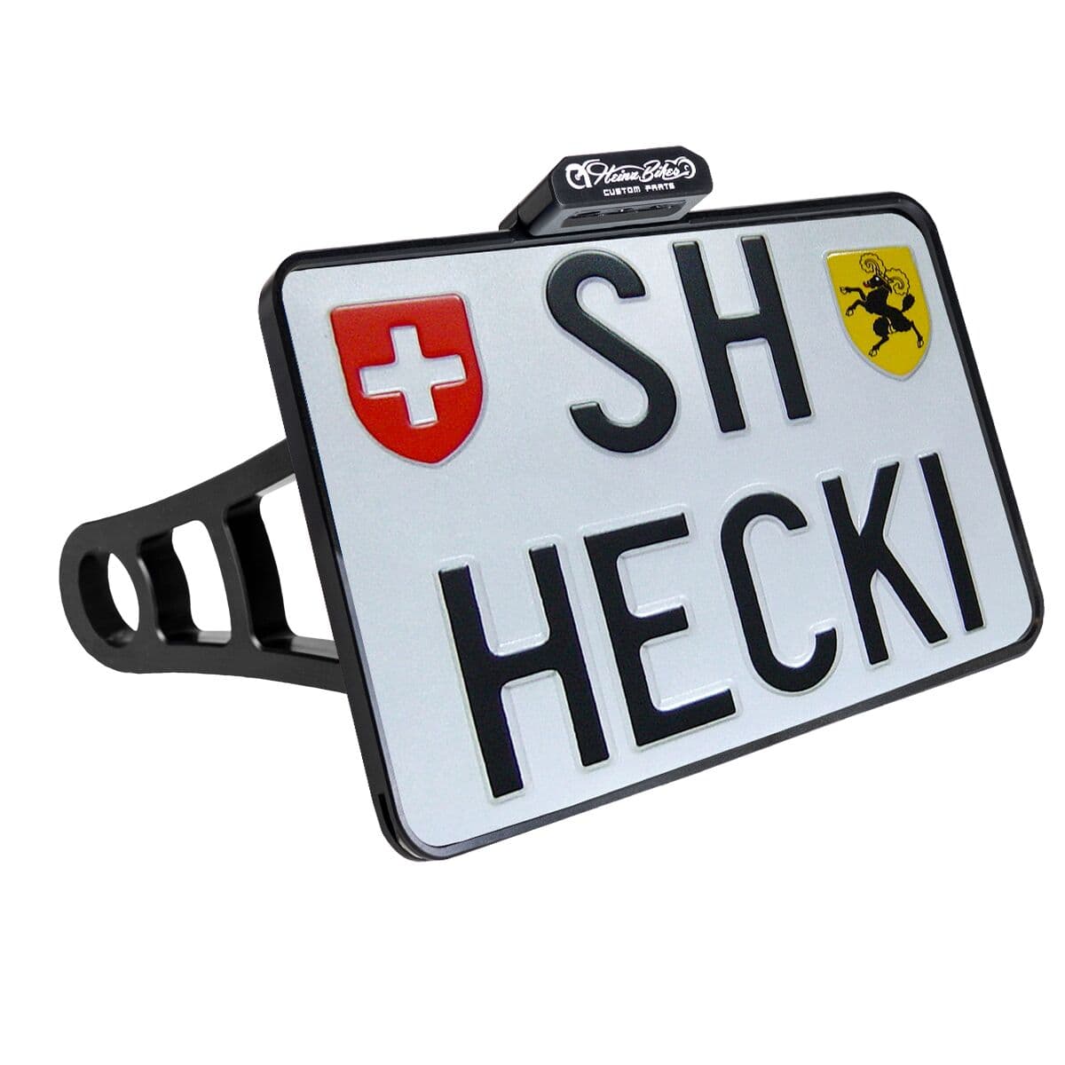 License Plate Side Mounts - with 1" Axle