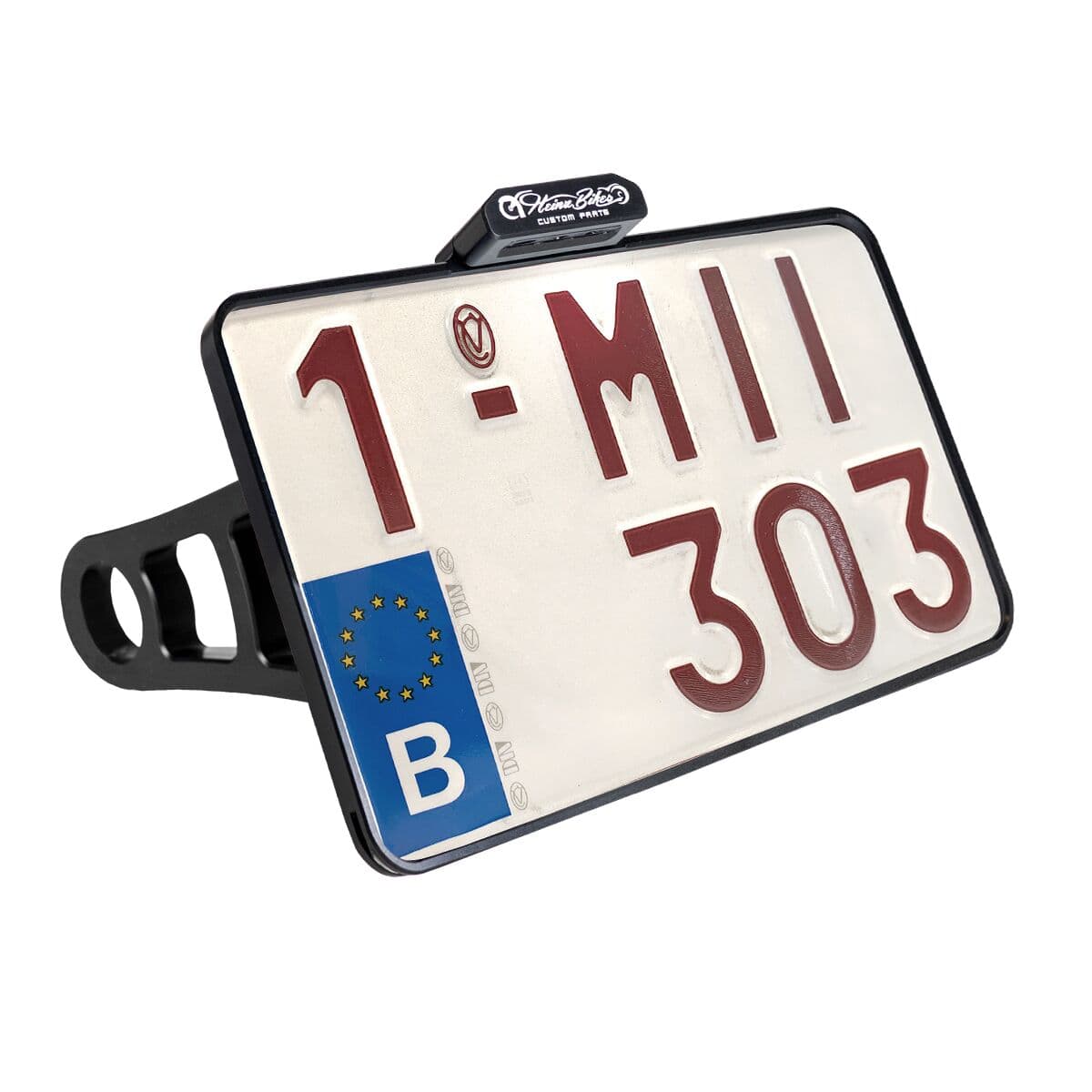 License Plate Side Mounts - with 1" Axle