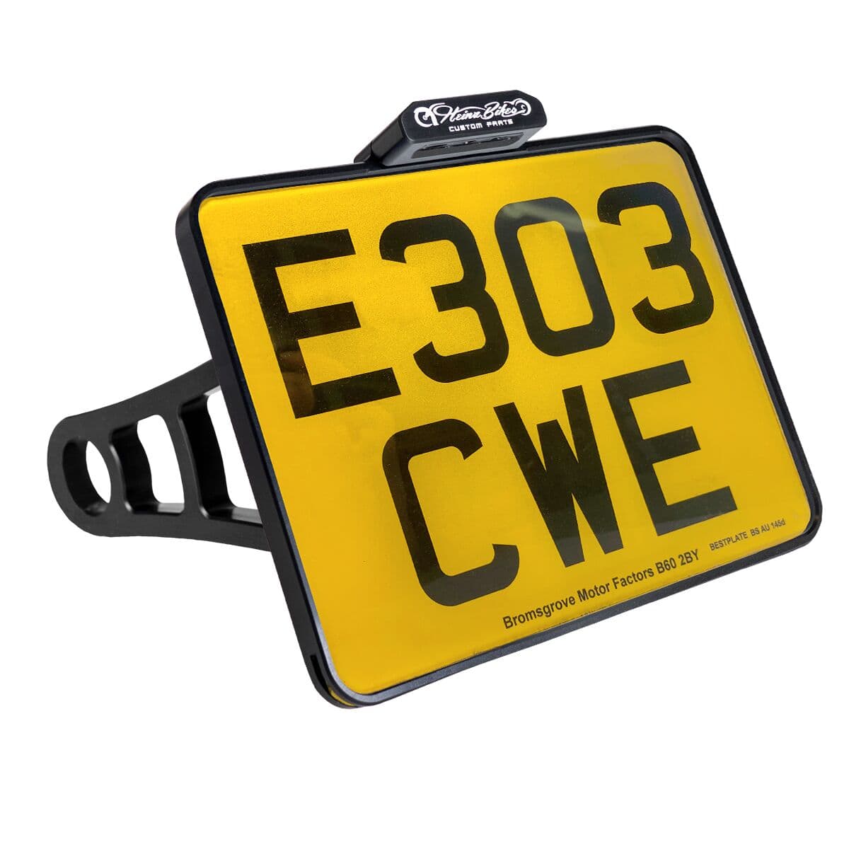 License Plate Side Mounts - with 1" Axle