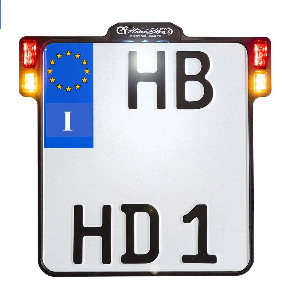 License Plate Holder 3-in-1 for EU Countries
