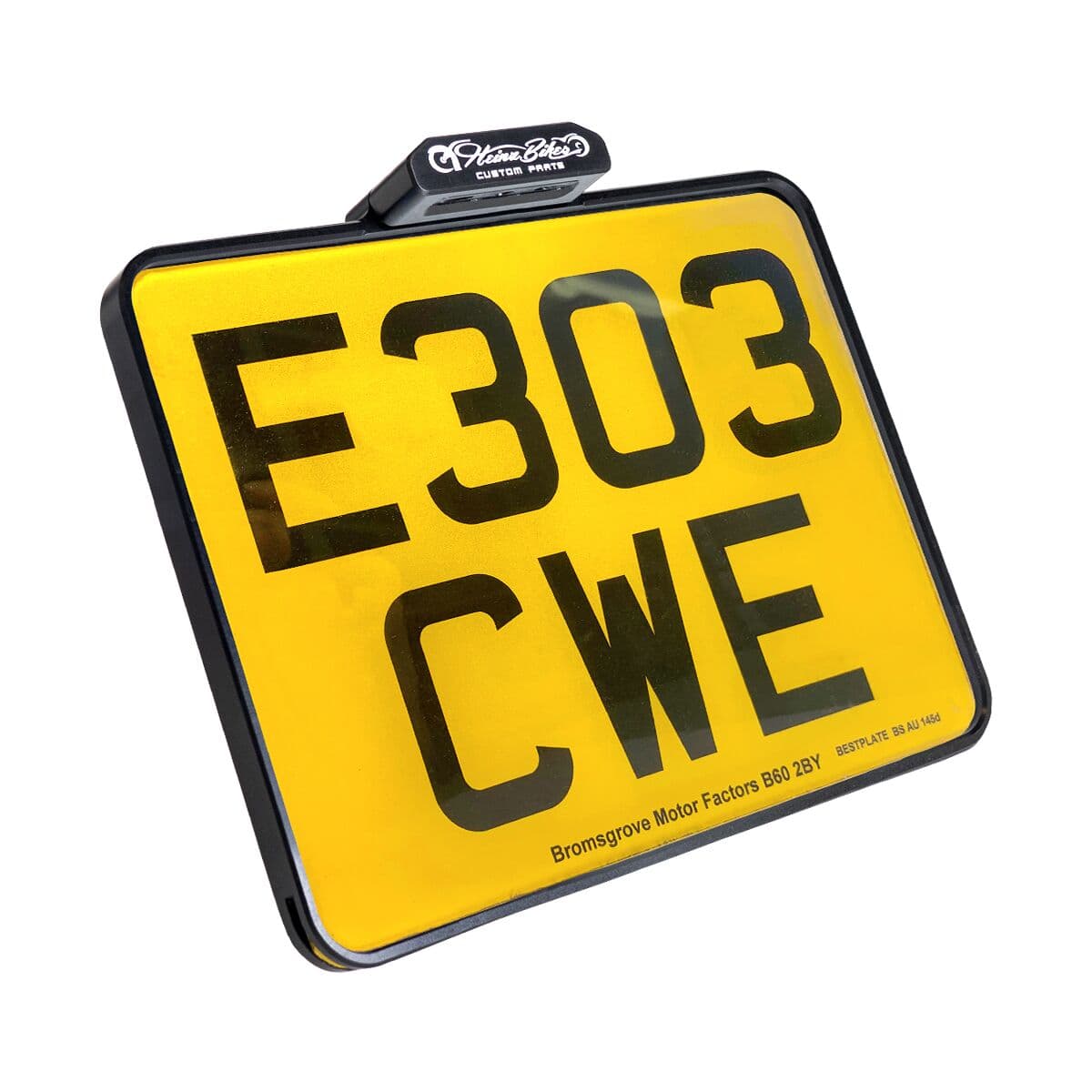 License Plate With Taillight
