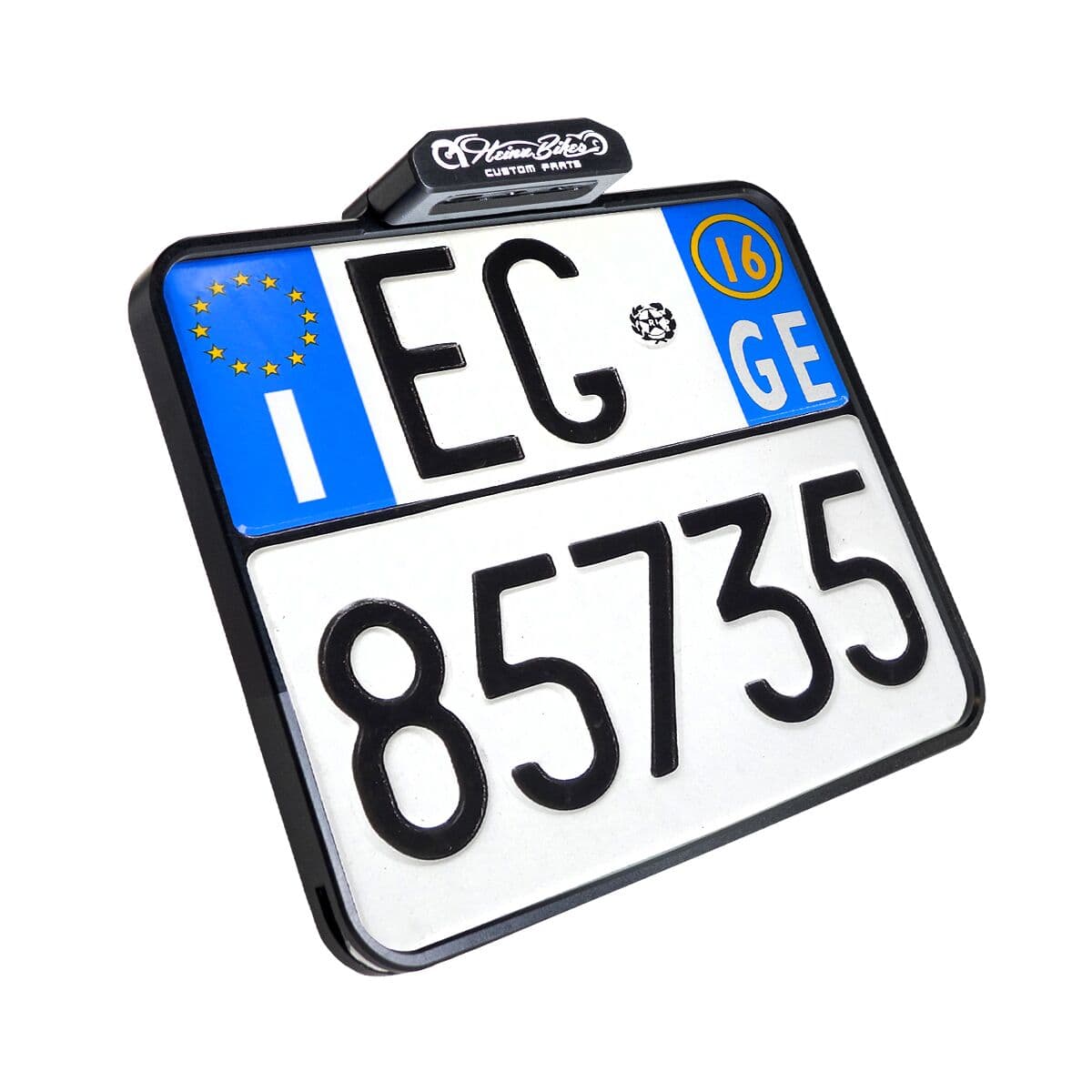 License Plate With Taillight