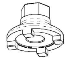 Shock spring removal tool - mechanical