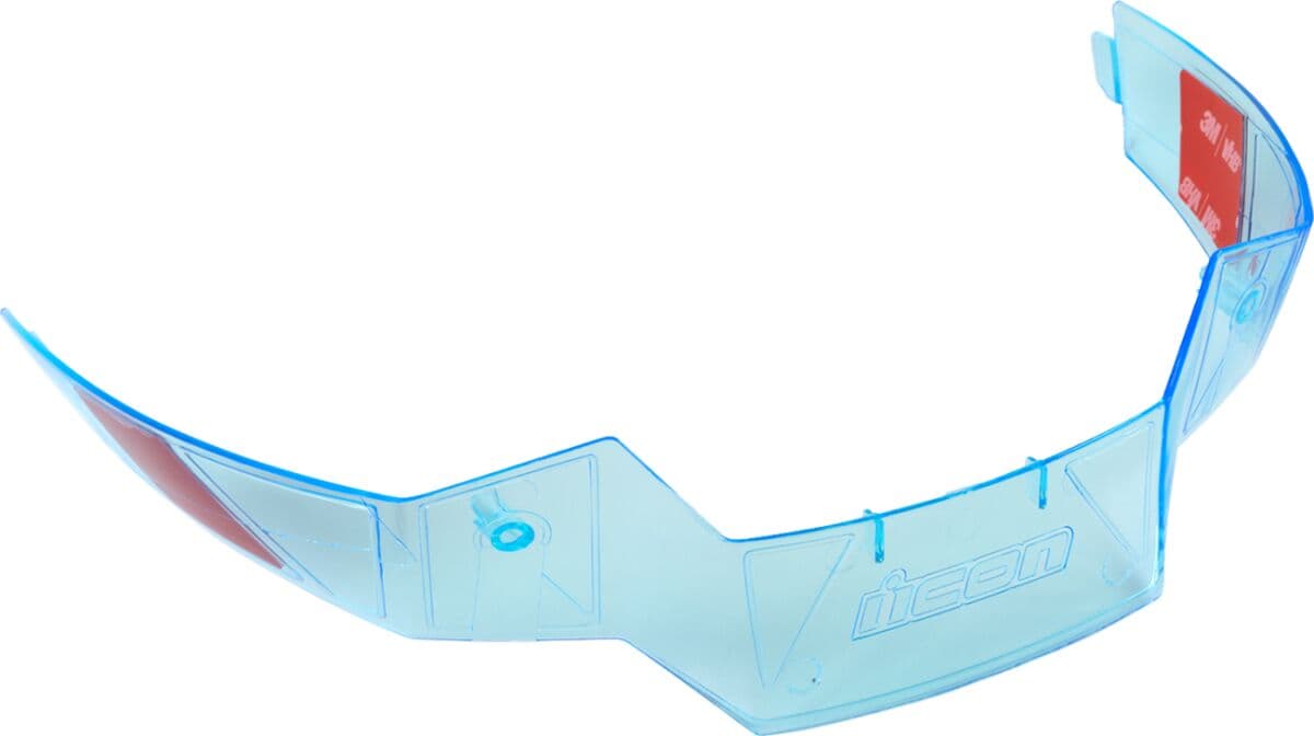 Airflite™ Helmet Rear Spoiler Dayglo Blue