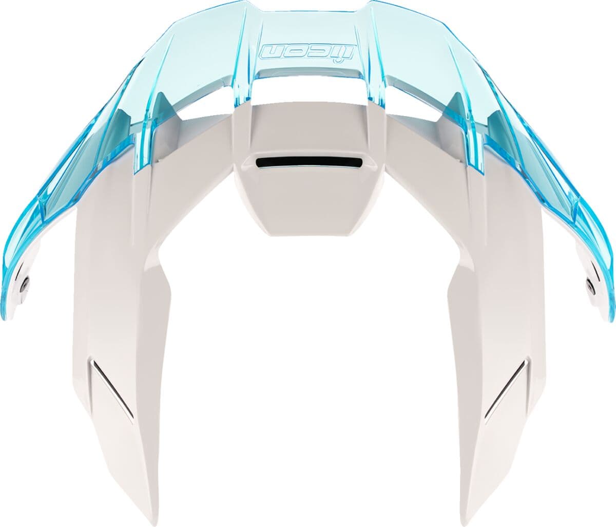 Ultraflite™ Helmet Spoiler Dayglo Blue Gloss White