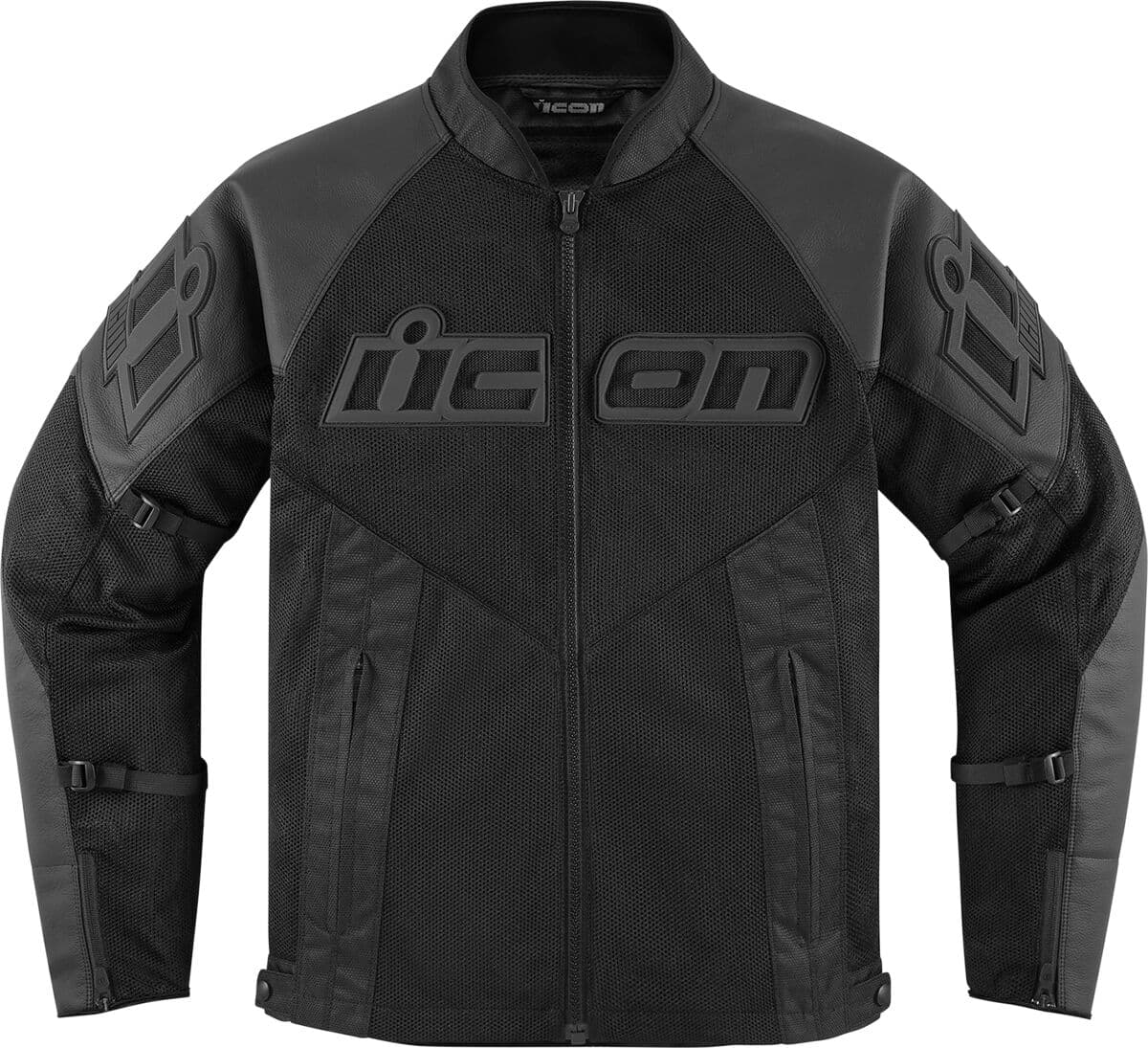 Mesh AF™ Leather Jacket Black