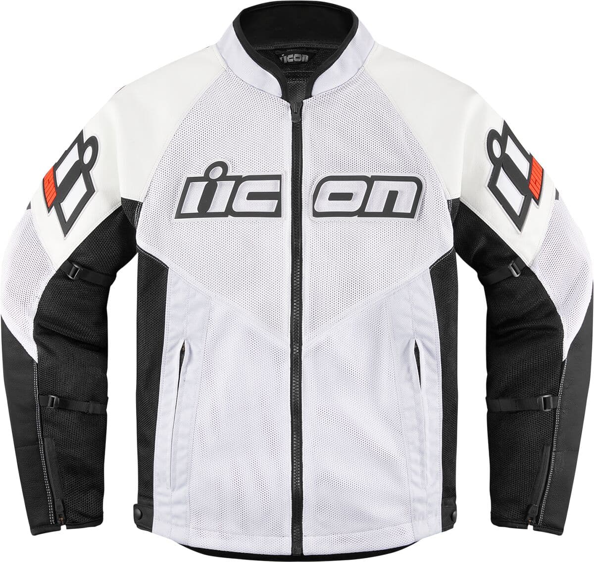 Mesh AF™ Leather Jacket White